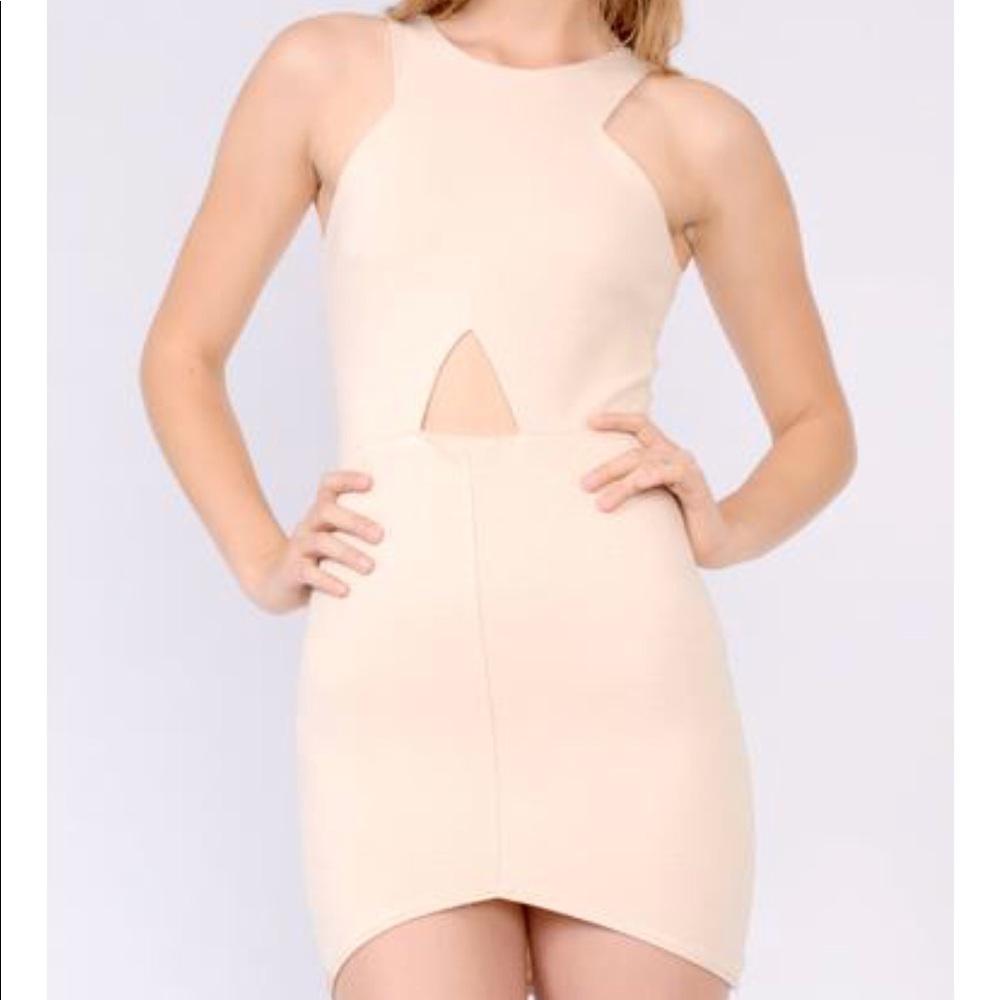 💕BRAND NEW 💕Round Neck Cutout Bodycon Dress